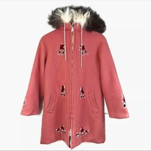 Vtg Grenfell Handicrafts Wool Indigenous Art Parka